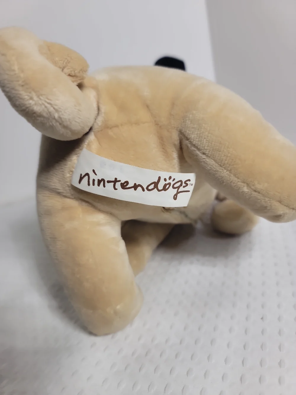 Plush Pug Dog Toy - Tan and Black - Nintendogs Style